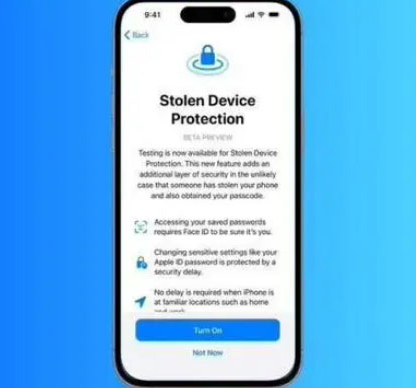 金坛苹果授权维修店分享被盗设备保护功能开启方法