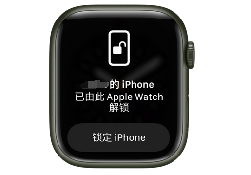 金坛苹果手机维修分享用 AppleWatch 解锁配备面容 ID 的 iPhone方法 