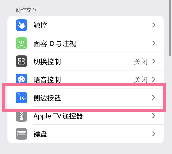 金坛苹果14维修店分享iPhone14 Plus侧键双击下载功能关闭方法 