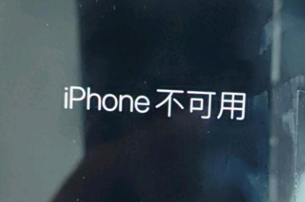 金坛苹果服务网点分享锁屏界面显示“iPhone 不可用”如何解决 